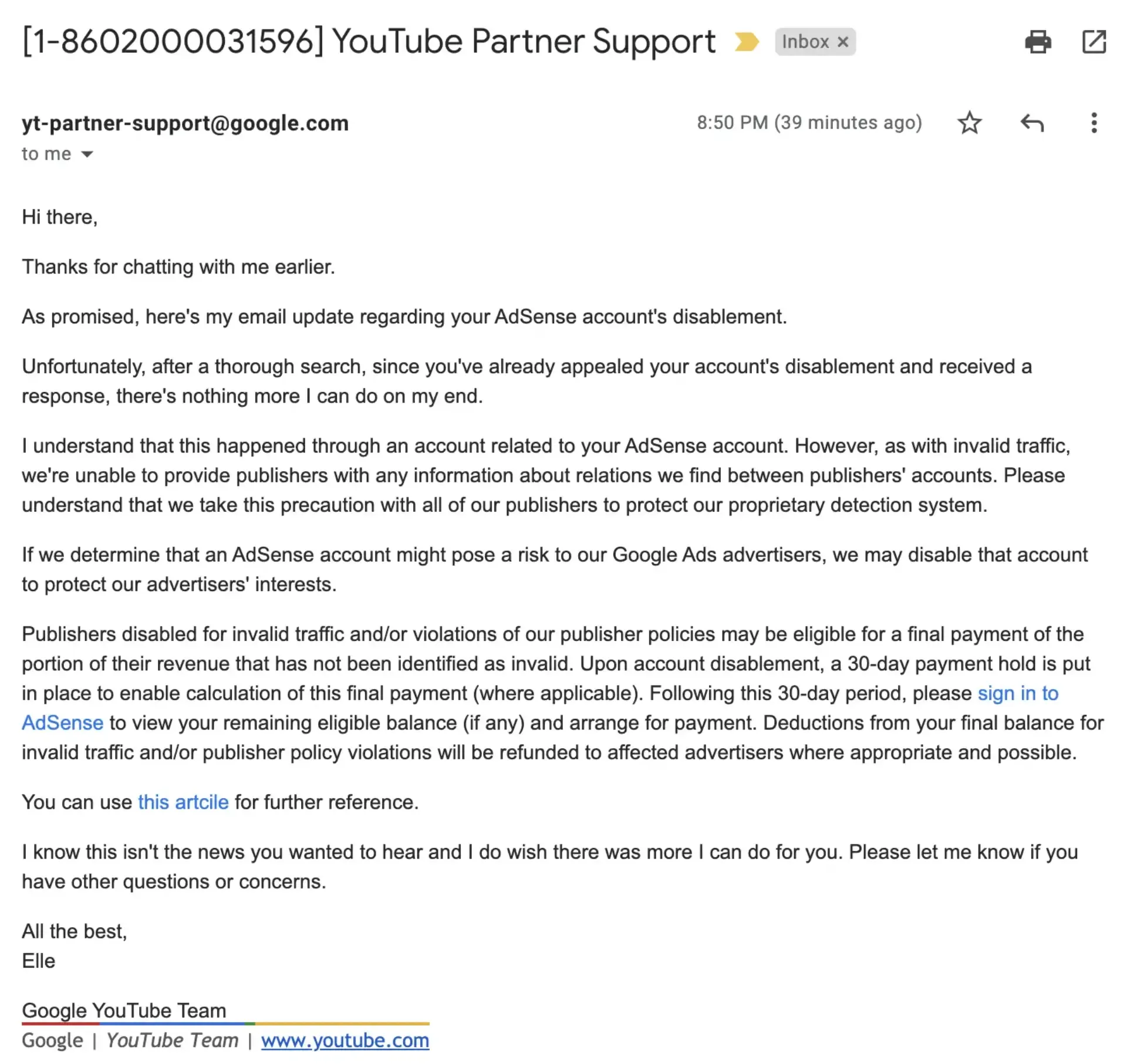 Nothing they can do email